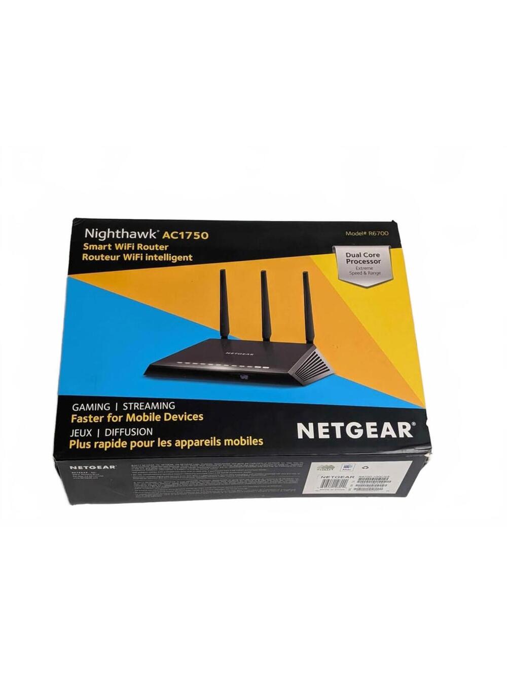 NETGEAR Nighthawk AC1750 R6700v2 Smart WiFi Router